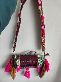 Image 7 of Mini city leather strap bag-EMBROIDERY 