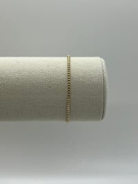 Image 1 of Gold Luna Bracelet - 2mm