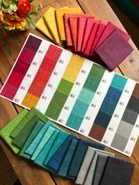 Image 1 of Grasscloth Cottons Swatch card