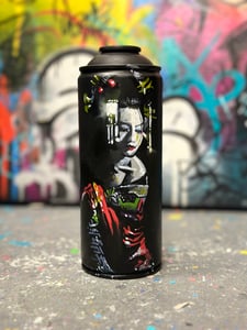 Image of Hand painted can 