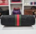 Image of Vtg Gucci Large Black Monogram Clutch/Shoulder Bag 