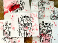 Image 1 of Serial Kitten print