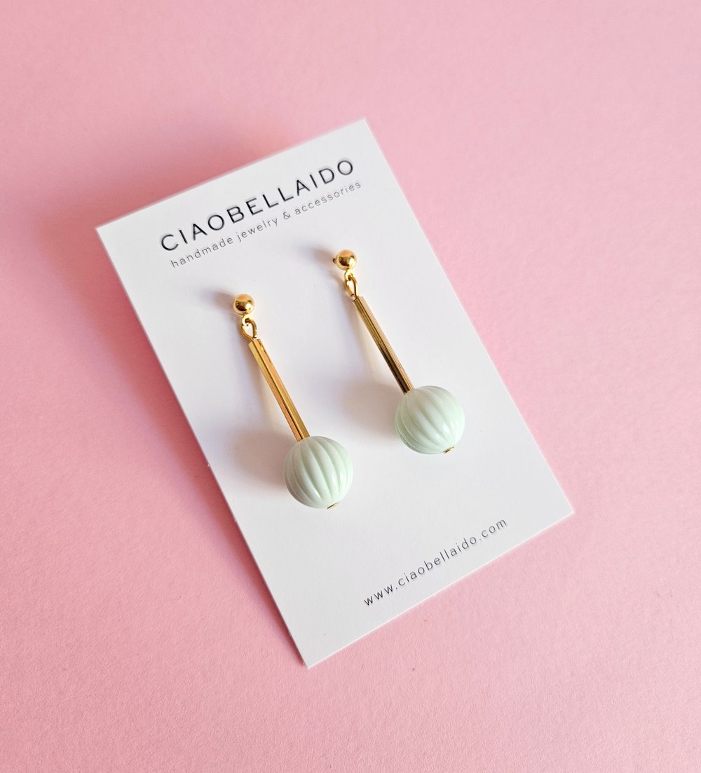 Image of Pendientes CAPRI - Verde mint