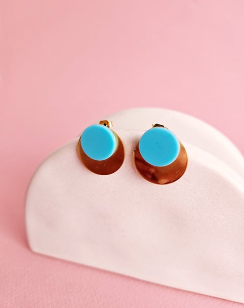 Image of Pendientes COCO - Turquesa