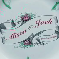 Image 2 of Vintage wedding plate (Ref. 674b)
