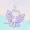 Image of Angel Kitty Clear Double-Sided Acrylic Charm