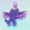 Image of Bat Kitty Clear Double-Sided Acrylic Charm