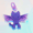 Image of Bat Kitty Clear Double-Sided Acrylic Charm