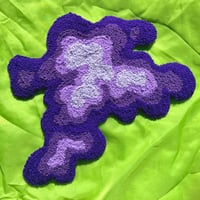 Image 2 of Purple Blob Tufted Wall Hanging