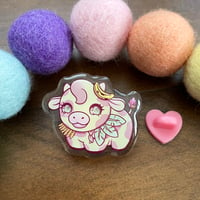 Image 4 of Flavored Cow Acrylic Pin