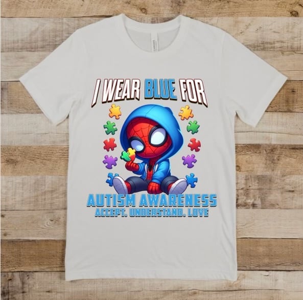 Image of Autism Awareness shirt (Spider-Man)