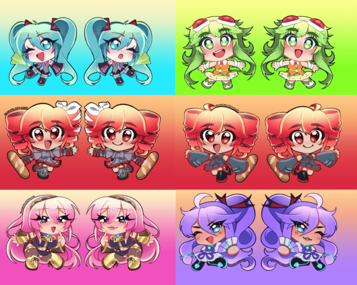 Image of Vocaloid keychains (preorder!!)