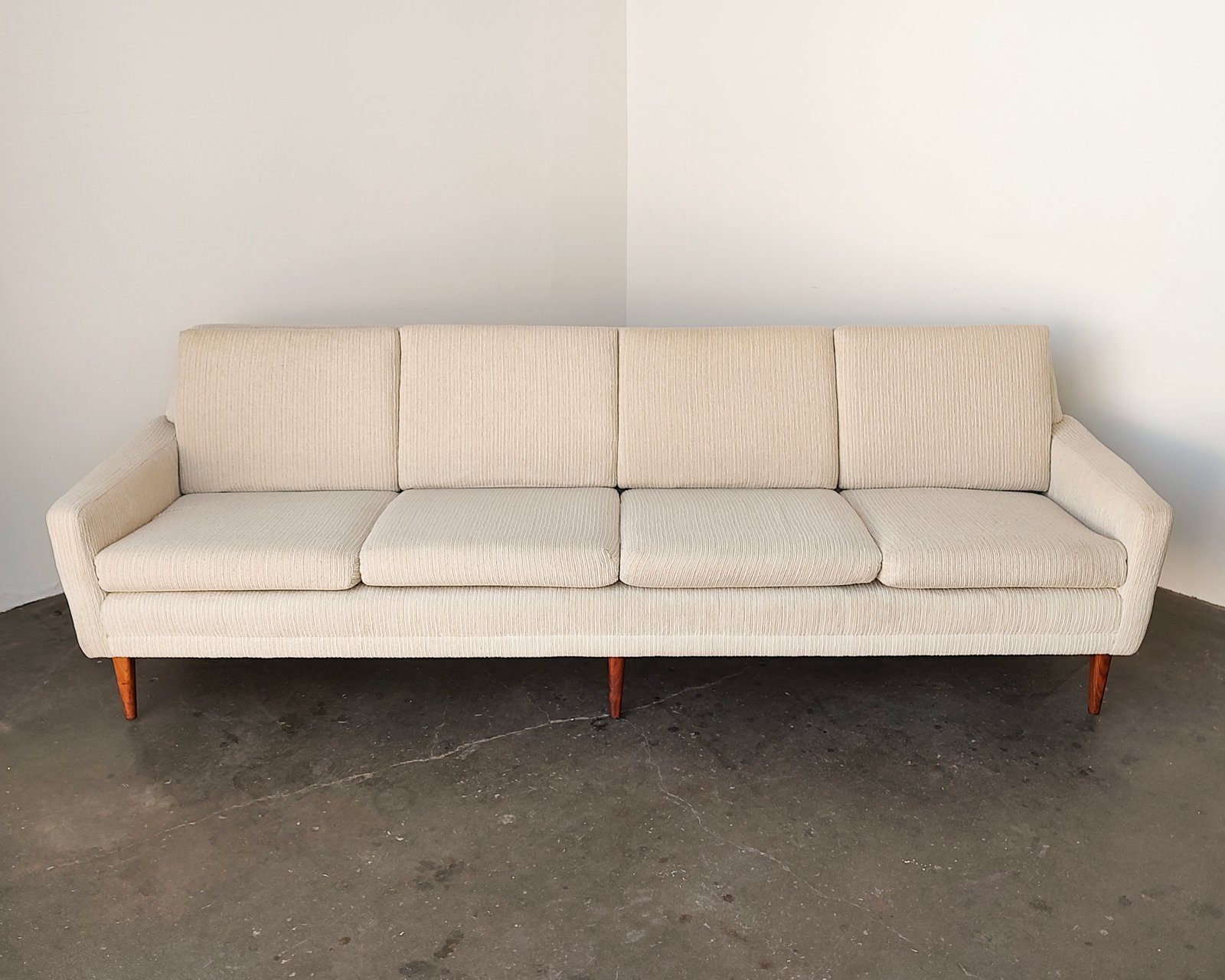 Mid century 4 seater sofa sales