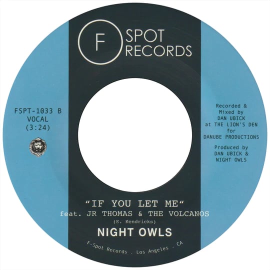 Night Owls -You Don't Know Me(Feat Eli Paperboy Reed)/If You Let Me (Feat Jr Thomas & The Volcanos)