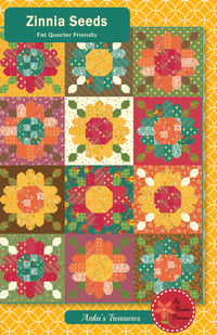 Image 1 of Zinnia Seeds PDF Pattern