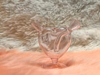 Image 9 of 2.5"Mini Pink Heart Bubbler Thick Glass Water Pipe