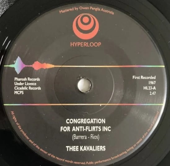 Thee Kavaliers -Congergation For Anti-Flirts Inc /Pride (As The Cavaliers)