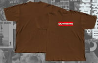 Beweiser Budweiser inspired box logo tee Coffee color way