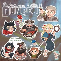 DUNGEON MESHI Naklejki - Laios' Party