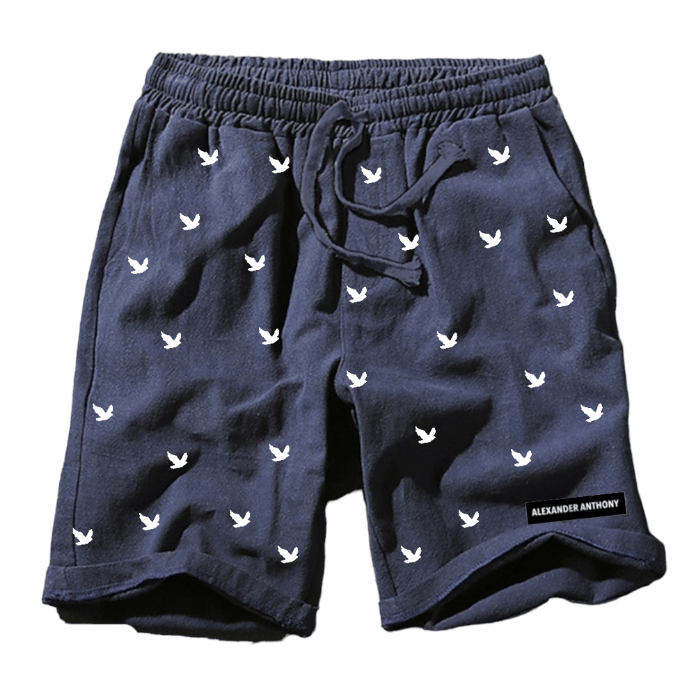 Image of Alexander Anthony Dove Print Shorts