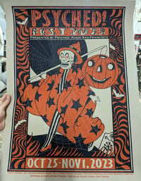 Image 1 of PSYCHED FEST 2023- Oct 25- Nov 1- Presented by Psyched! Radio SF- Artwork by Caitlin Mattisson.