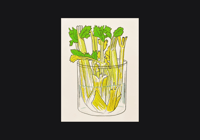 Celery in Vase