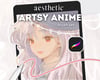 Artsy Anime Brush Set