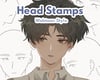 Webtoon Manga Head Stamps