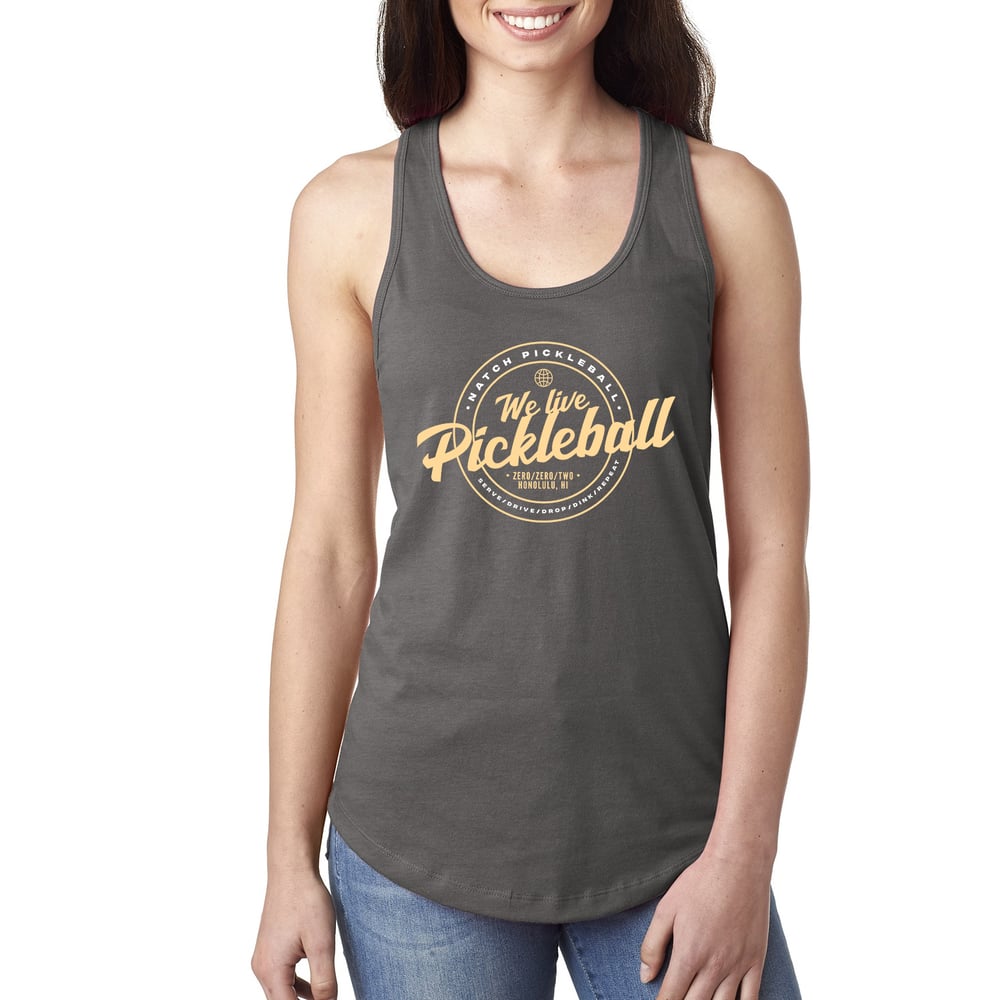 We Live Pickleball Racerback Tank (Women's)