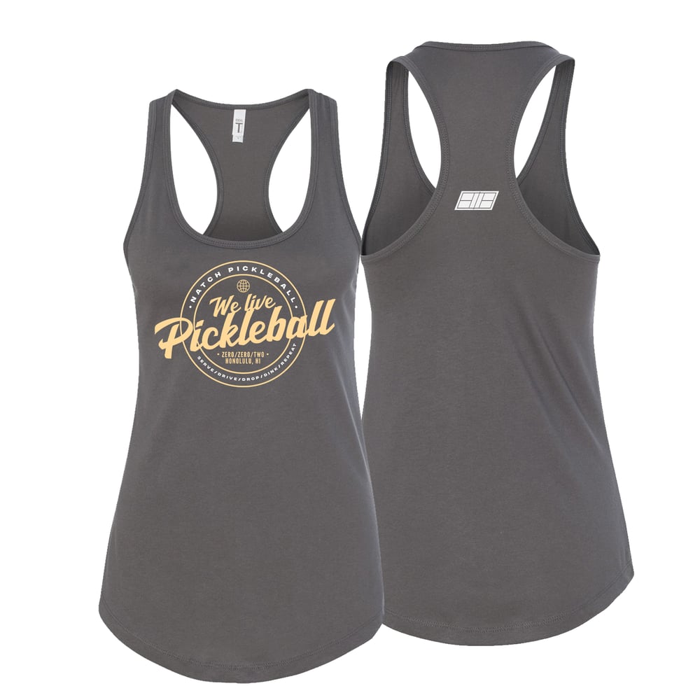 We Live Pickleball Racerback Tank (Women's)