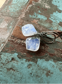 Image 4 of Moonstone earrings/ n