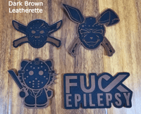 Image 8 of Leather Patch Hats (Customizable)