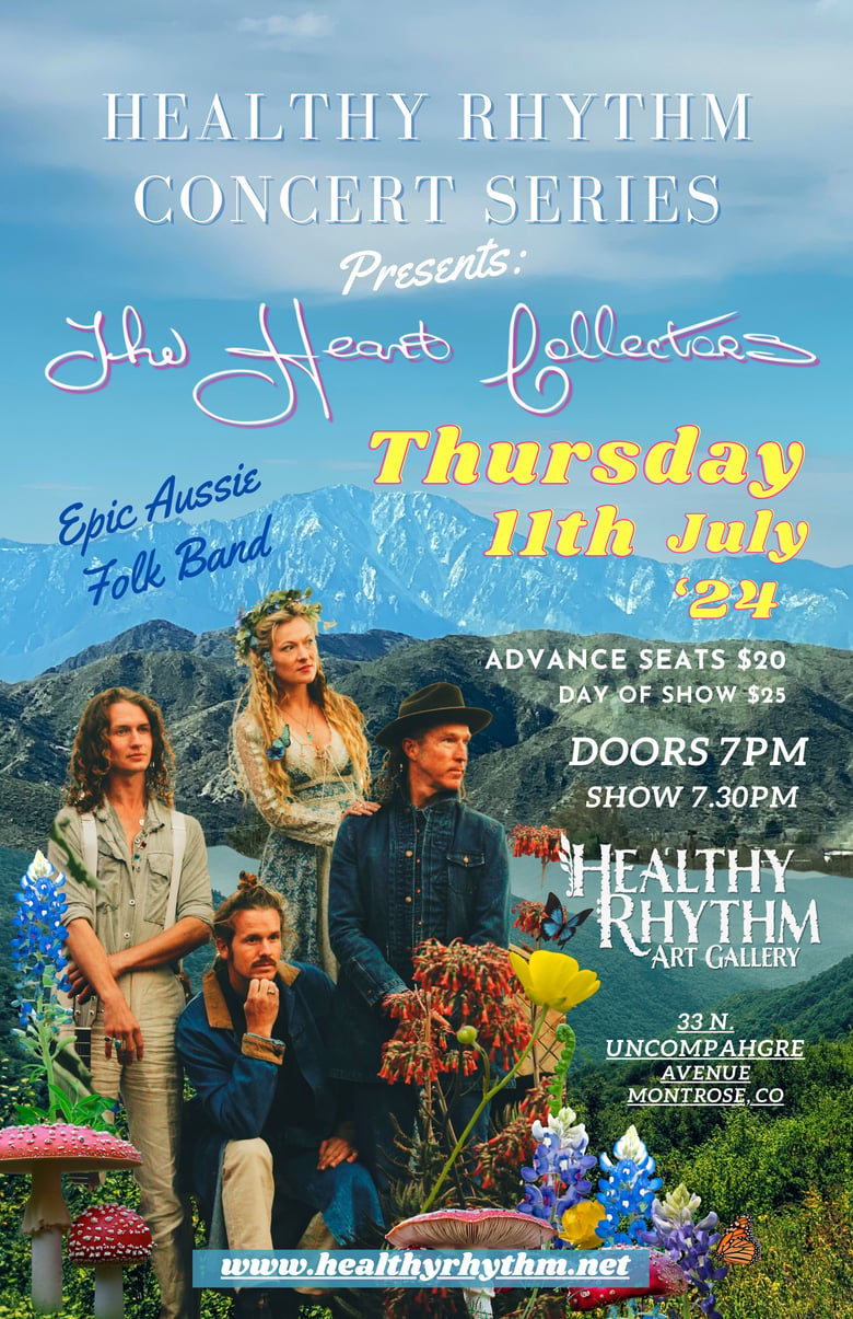 Image of HRMS Presents "THE HEART COLLECTORS :: LIVE AT HEALTHY RHYTHM"