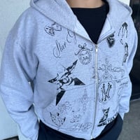 Image 2 of Flash Tattoo Zip Up