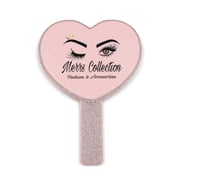 Image 3 of Heart Rhinestones Makeup Mirror 