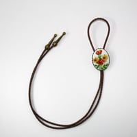 Image 2 of Vintage Flower Bolo Tie