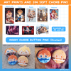 Art Prints and CHORB squishy button pins