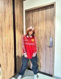Image 1 of Manchester United 98/99 Long Sleeve Umbro Jersey