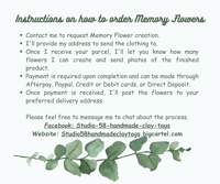 Image 4 of Memory Forever Flowers custom created from loved ones Polo shirts 
