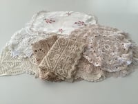 Image 4 of Memory Forever Flowers custom created for a client from a loved ones doilies 