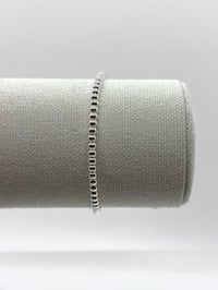 Image 1 of Silver Luna Bracelet - 3mm