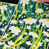 Image 1 of Field of Fried Eggplants Print