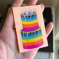 Image 3 of Rainbow Cake Sticker