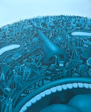 BLUE FACE - Print limited edition