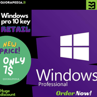 Windows 10 pro Retail version 32/64 bits