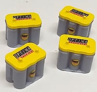 Image 1 of 1:25 Yellow batteries (4pcs)