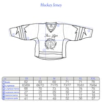 Image 6 of Work Hard Hockey Jersey satin blue