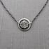 Tiny Sterling Silver Rose Necklace Image 4