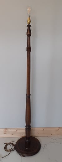 Image 1 of Victorian Mahogany Lamp