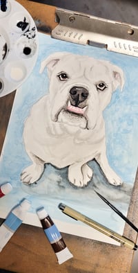Image 5 of Custom Watercolor Pet Portrait